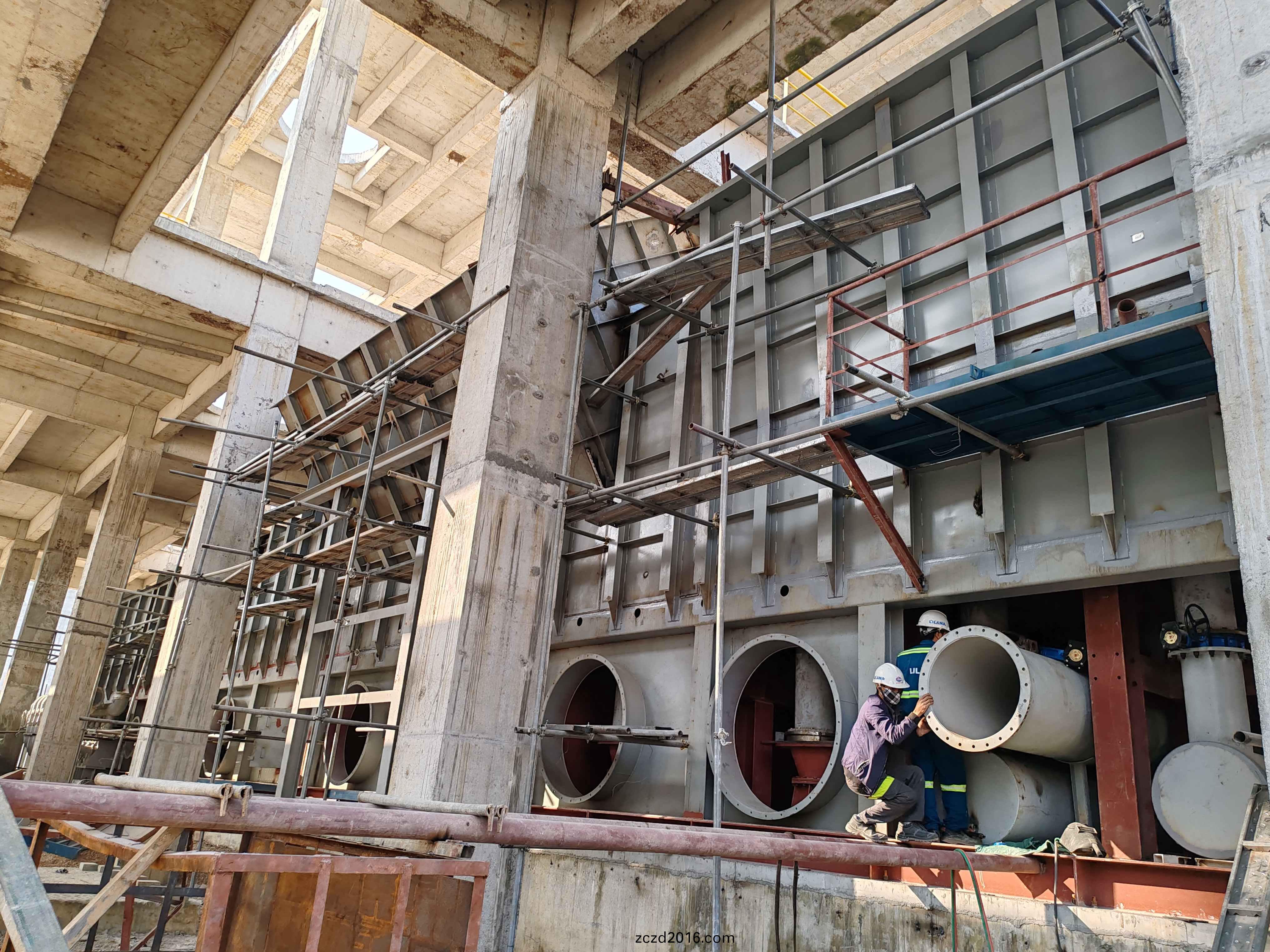 水泥(ni)廠焚(fen)燒鋼(gang)結(jie)構